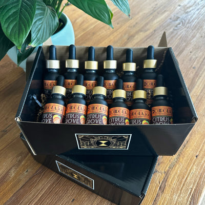 OURGLASS Delta-9 drops for drinks in wholesale packaging, ideal for creating Delta-9 beverages and thc tincture cocktails.
